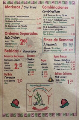 Menu photo 5 Nuevo Poncitlan Berwyn, IL