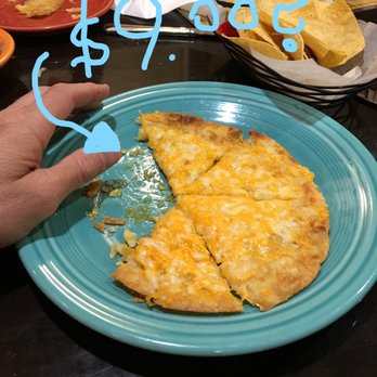 Vaqueros - $$8.95 for a Cheese Crisp?  Seriously! - Mexican Near Me - Colorado Springs, Colorado
