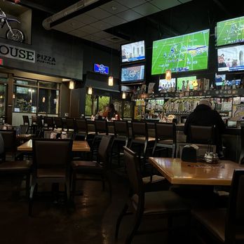 Round Table Pizza - The clubhouse with screen TVs. - Pizza Near Me - Highland, California Round Table Pizza - The clubhouse with screen TVs. - Pizza Near Me - Highland, California