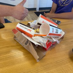 KFC - Aftermath of an emaculant meal.