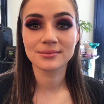 Nonos Makeup - Burgundy Smokey eye! - Makeup Artists Near Me