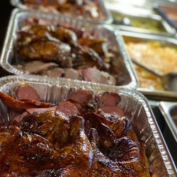 Hickory Smokehouse - Catering Available!      Smoked Chicken and Sausage!