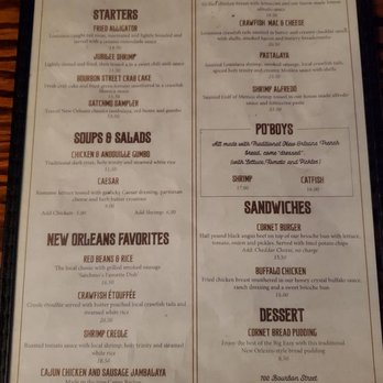 Cornet - Menu 2/5/2022 - Cocktail Bars Near Me - New Orleans, Louisiana Cornet - Menu 2/5/2022 - Cocktail Bars Near Me - New Orleans, Louisiana