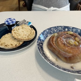 Seltzer's Modern Diner - Cinnamon roll and English muffin - Breakfast & Brunch Near Me - Oklahoma City, Oklahoma Seltzer's Modern Diner - Cinnamon roll and English muffin - Breakfast & Brunch Near Me - Oklahoma City, Oklahoma
