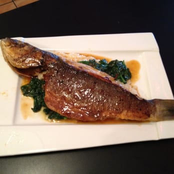 R.O.K. - Pan fried filleted Bronzini with risotto and a lemon beurre blanc! - Korean Near Me - Lauderhill, Florida R.O.K. - Pan fried filleted Bronzini with risotto and a lemon beurre blanc! - Korean Near Me - Lauderhill, Florida