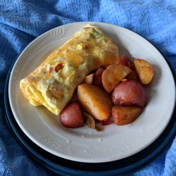 Swedish Medical Center - Breakfast omelet and potatoes