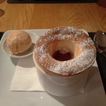 Bar Boulud - Soufflé in pear sauce - French Near Me - London, XGL