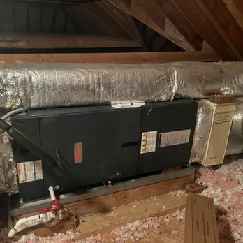 LT Comfort - Attic install train unit - Heating & Air Conditioning/HVAC Near Me LT Comfort - Attic install train unit - Heating & Air Conditioning/HVAC Near Me