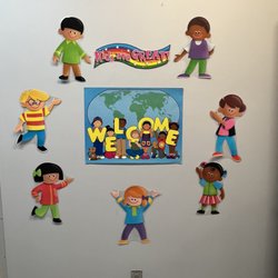 Wall decor in the school