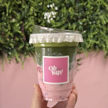 Oh Sip - Strawberry matcha - Coffee & Tea Near Me - San Gabriel, California Oh Sip - Strawberry matcha - Coffee & Tea Near Me - San Gabriel, California