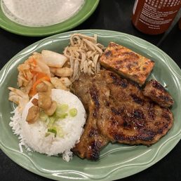 Pork chop n rice