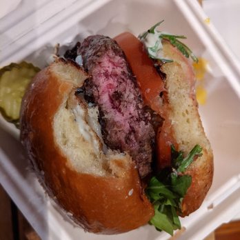 Anoush'ella - Burger was cooked medium rare to our liking - Lebanese Near Me - Boston, Massachusetts Anoush'ella - Burger was cooked medium rare to our liking - Lebanese Near Me - Boston, Massachusetts
