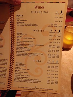 Menu photo 6 The Cheesecake Factory Elmhurst, NY Menu photo 6 The Cheesecake Factory Elmhurst, NY