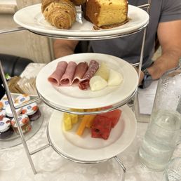 Complimentary breakfast platter