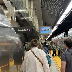 Expo Line Crenshaw Station - Getting off of K Line