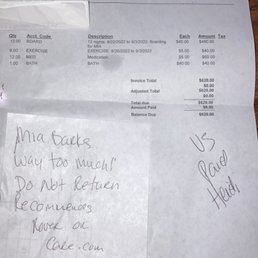 This note was rude and unprofessional