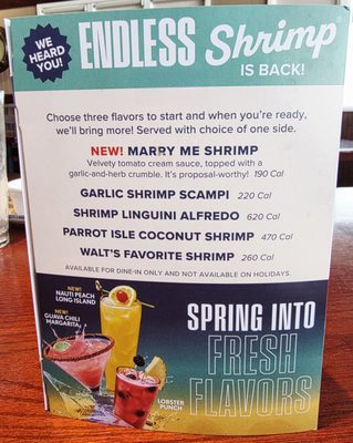 Menu photo 1 Red Lobster Las Vegas, NV Menu photo 1 Red Lobster Las Vegas, NV