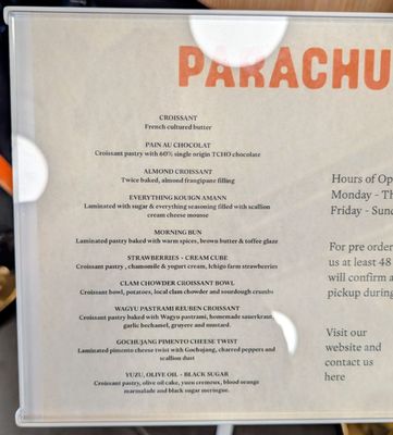 Menu photo 6 Parachute Bakery San Francisco, CA Menu photo 6 Parachute Bakery San Francisco, CA