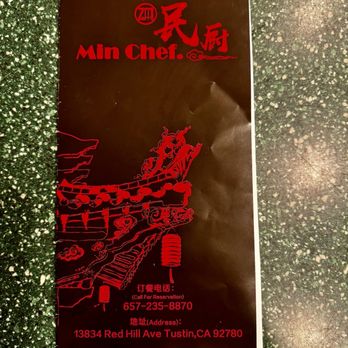 Min Chef - 2024 Current Menu COVER - Chinese Near Me - Tustin, California Min Chef - 2024 Current Menu COVER - Chinese Near Me - Tustin, California