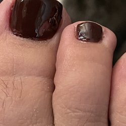 Thunder Nails - Didn't let my polish dry, just put me back in my shoes and sent me home.