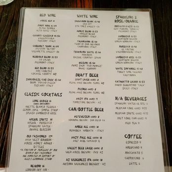 Pizzeria Bianco - Drink Menu - Italian Near Me - Phoenix, Arizona Pizzeria Bianco - Drink Menu - Italian Near Me - Phoenix, Arizona