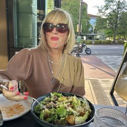 Paloma's Ceasar salad My wife Anne and paella! Paloma's Ceasar salad My wife Anne and paella!