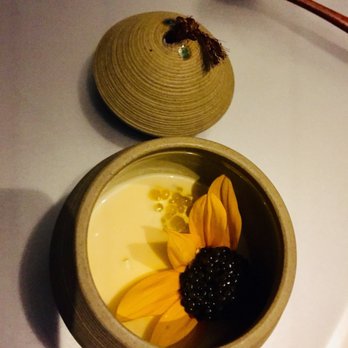 Alinea - Sunflower and caviar - New American Near Me - Chicago, Illinois