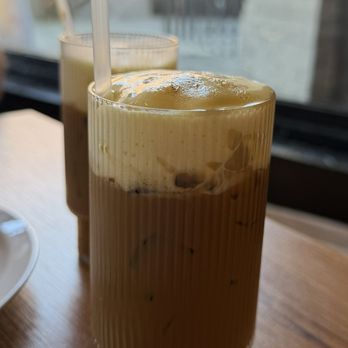 Kuma Kitchen - VIETNAMESE ICED COFFEE with added EGG YOLK CREAM - Pan Asian Near Me - Seattle, Washington