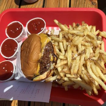 Dang Burger - Double burger & large fries are yummy - Burgers Near Me - Carpinteria, California