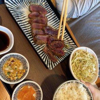Kyoto Gyukatsu - The Beef Gyukatsu with the saddest side dishes ever. - Noodles Near Me - Alhambra, California