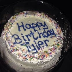 Dairy Queen Grill & Chill - Ice cream cake for Tyler's 7th