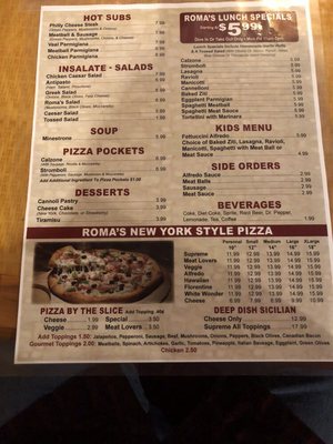 Menu photo 3 Roma's Italian Restaurant Sanger, TX Menu photo 3 Roma's Italian Restaurant Sanger, TX