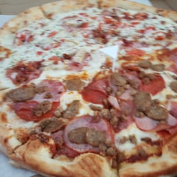 Half chicken bacon ranch and half meat combo