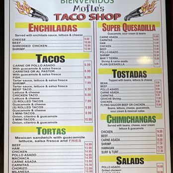 El Mofles Taco Shop - Mexican Near Me - El Cajon, California