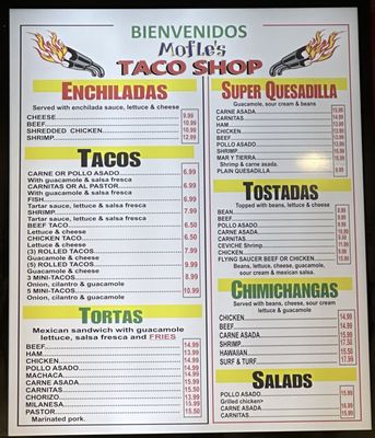 Menu photo 3 El Mofles Taco Shop El Cajon, CA