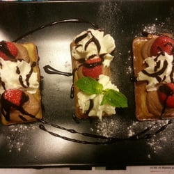 Les Sales Gosses - Gauffre nutella framboise chantilly un delice