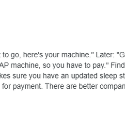 Other reviews related to my issue.