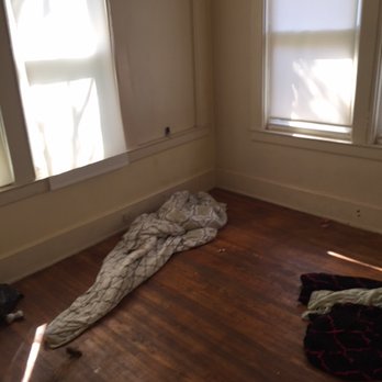 Castle - Bedroom eviction day. Yes! That's dog poop on the floor - Property Management Near Me - Detroit, Michigan