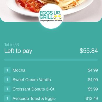 Eggs Up Grill - Total order - Breakfast & Brunch Near Me - Orlando, Florida Eggs Up Grill - Total order - Breakfast & Brunch Near Me - Orlando, Florida