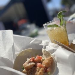 Turf Paradise - Mint Julep & shrimp Taco
