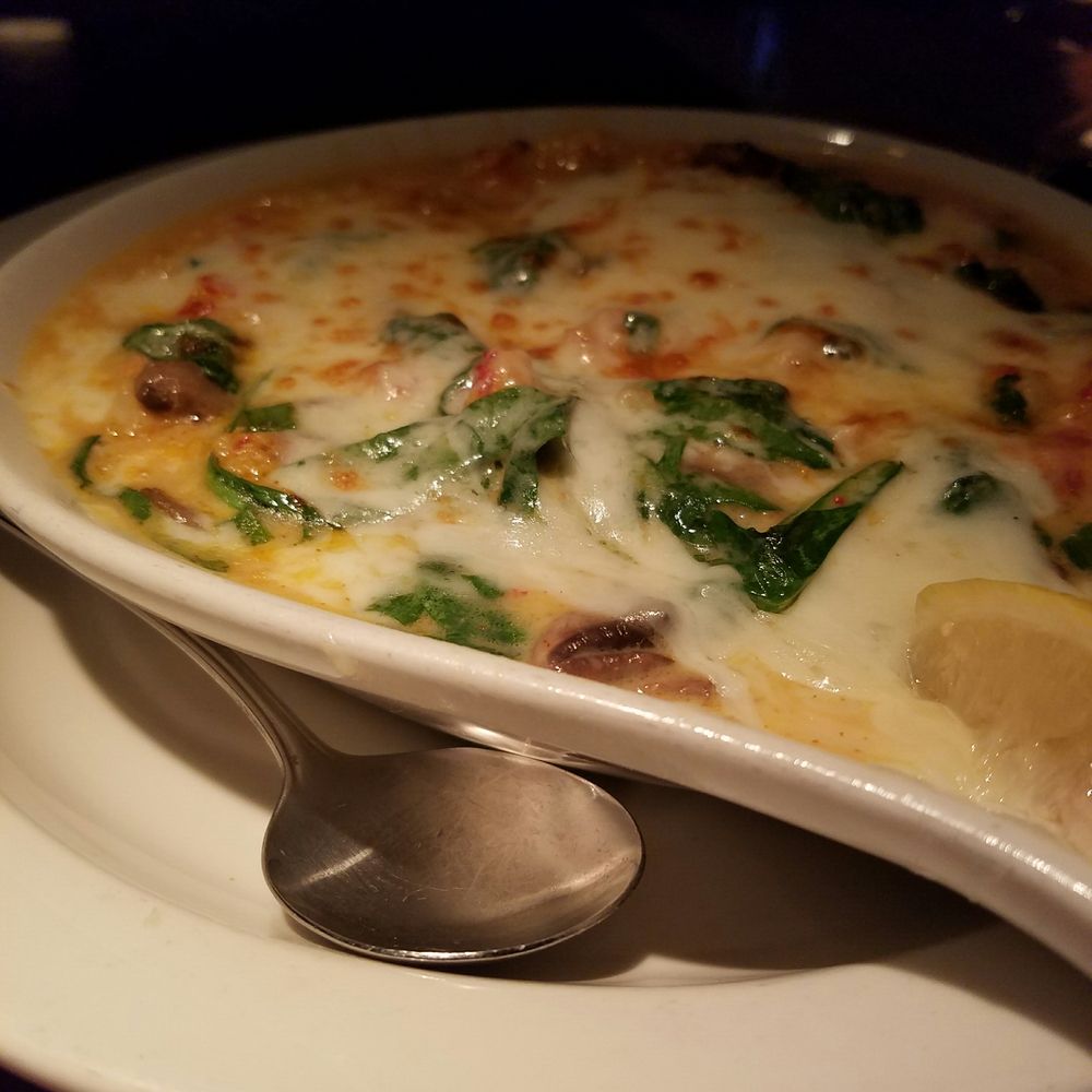 Pappadeaux Seafood Kitchen - Shrimp and crayfish dip appetizer - Seafood Near Me - Conroe, Texas Pappadeaux Seafood Kitchen - Shrimp and crayfish dip appetizer - Seafood Near Me - Conroe, Texas