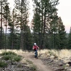 Phil's Trailhead - A little sunset riding off Kent's