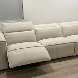 Arhaus - Sectional in loft. It was supposed to be dark gray. It literally looks light, gray or off white almost. It is clunky and ugly.