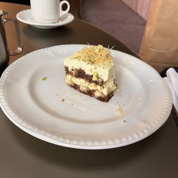Blu Ristorante - Pistachio Tiramisu - Italian Near Me - Toronto, Ontario Blu Ristorante - Pistachio Tiramisu - Italian Near Me - Toronto, Ontario
