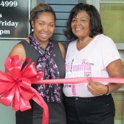 Personal Touch HealthCare - Leslie and mother Betty Henry celebrating Grand Opening.