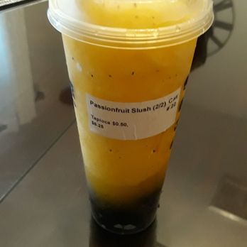 T-Asian Market - Slushy passion fruit bubble tea with tapioca - Grocery Near Me - East Haven, Connecticut