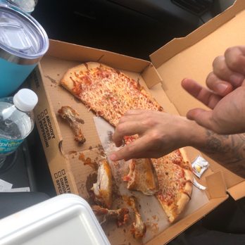Luke's Legendary Pizza - Didn't even wait till we got home to eat - Pizza Near Me - Davenport, Florida
