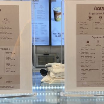 Qatra Specialty Coffee - Physical menu of offerings. - Coffee & Tea Near Me - Clemmons, North Carolina Qatra Specialty Coffee - Physical menu of offerings. - Coffee & Tea Near Me - Clemmons, North Carolina