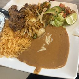Carne ASADA plate