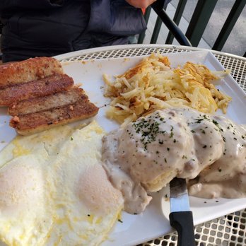 The Delectable Egg-Denver - Biscuits and Gravy with 2 Eggs and Meat - Breakfast & Brunch Near Me - Denver, Colorado The Delectable Egg-Denver - Biscuits and Gravy with 2 Eggs and Meat - Breakfast & Brunch Near Me - Denver, Colorado